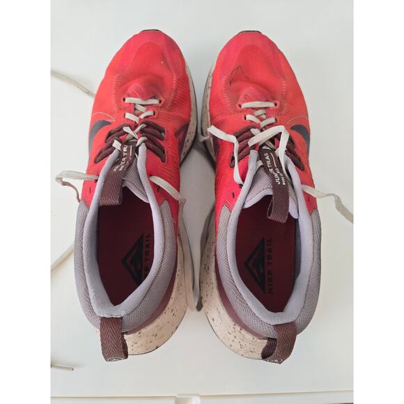 Nike Juniper Trail Men's 10 Red/Brown Speckled Midsole Trail Running Shoes Comfy - Picture 7 of 8